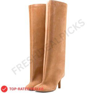 Brand New VOZTOLLS Boots 6.5 Tan Knee High